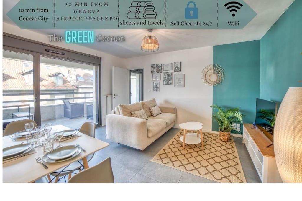 Green Cocon - Gare Annemasse A 3Min-Geneve Acces Direct المظهر الخارجي الصورة